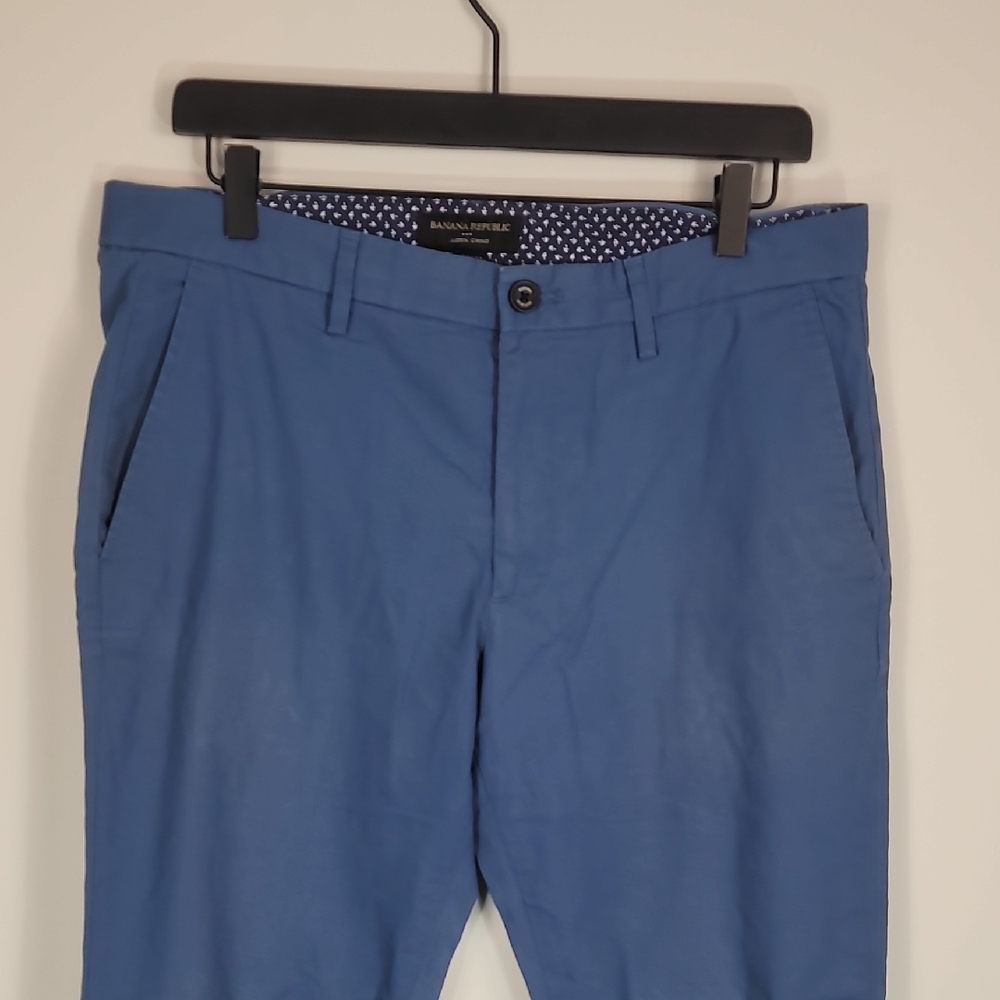 Banana Republic Aiden Chino Men's Blue Chino Pants